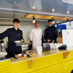 Nos élèves du Lycée Hôtelier étaient présents au Trail d’Ampuis avec le food truck Robin