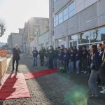 Pose de la première pierre du futur bâtiment d’enseignement supérieur