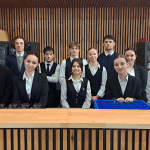 Les étudiants de BTS MHR 1ère année assurent le service lors de la cérémonie des vœux aux élus de Vienne Condrieu Agglo