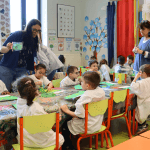 📸 Suite du projet « La Fontaine des Merveilles » : un projet artistique pour toute l’école Robin, en partenariat avec le Musée d’Histoire de Vienne