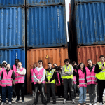 Découverte du transport fluvial et visite du port de Loire-sur-Rhône pour nos étudiants en BTS Commerce International 1ère année 